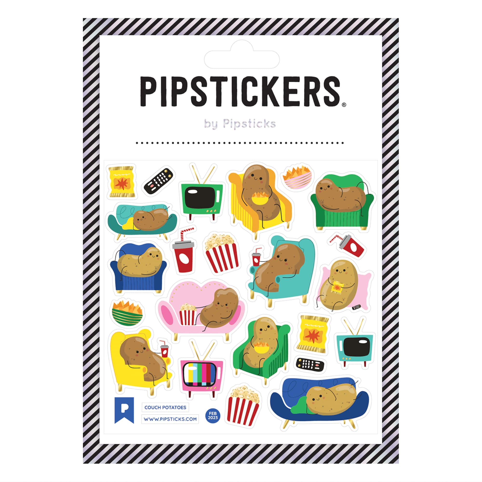 Pipstickers® Couch Potatoes Stickers